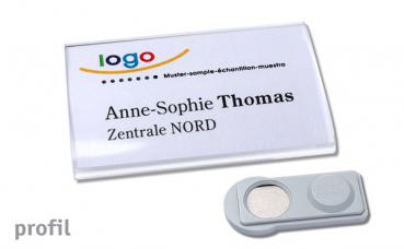 Namensschild profil 40 compact